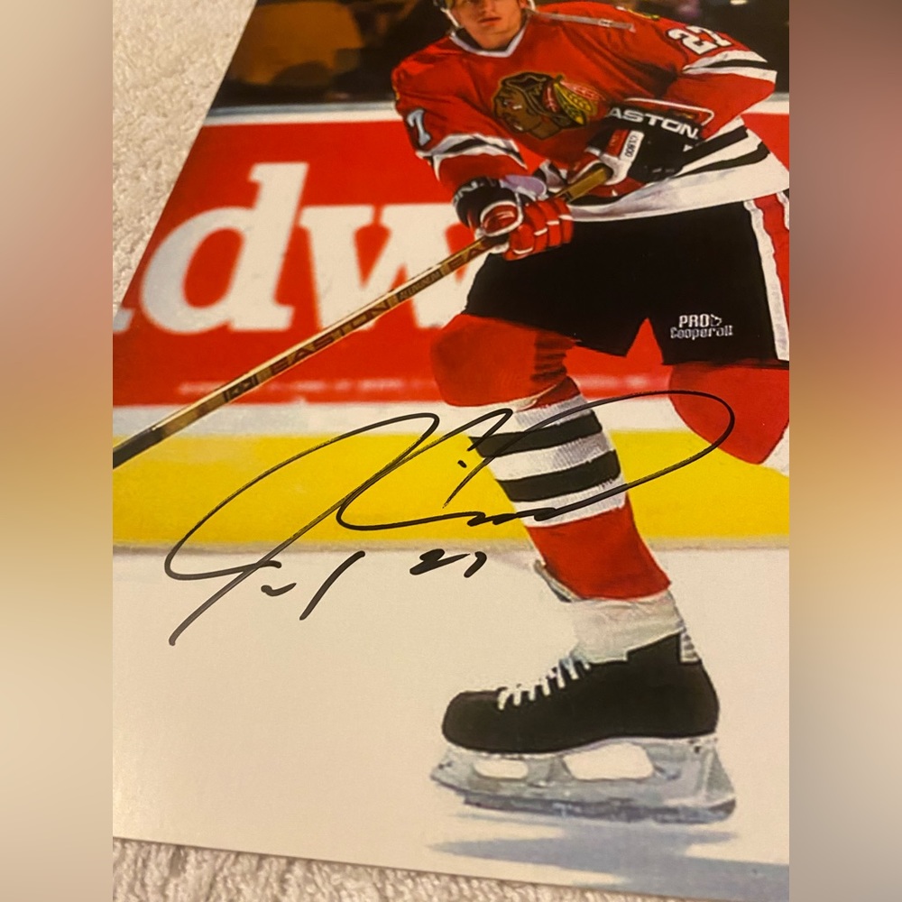 Jeremy Roenick Chicago Blackhawks NHL Autographed 8x10 Photograph - Picture 2 of 3